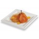 ASSIETTE PULPE CARREE BLANCHE