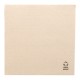 SERVIETTE DOUBLE POINT BLANCHE 40X40 CM