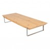 PLATEAU DE PRESENTATION AVEC PIED EN METAL