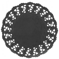 DENTELLE RONDE NOIRE 115 MM