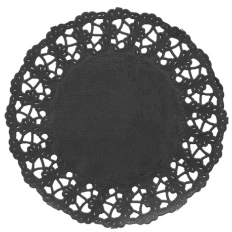 DENTELLE RONDE NOIRE 115 MM