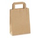 SAC CABAS BRUN PERSONNALISER 26 X 17 X28 CM