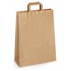 SAC CABAS BRUN PERSONNALISER 26 X 17 X28 CM