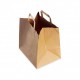SAC CABAS BRUN PERSONNALISE 32 X 20 X 28 CM