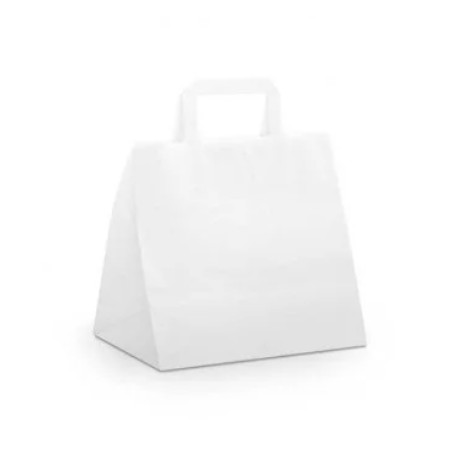 SAC CABAS BLANC PERSONNALISER 26 X 20 X 26 CM