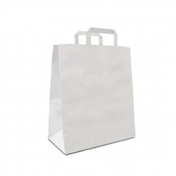 SAC CABAS BLANC PERSONNALISE 32 X 16 X 35 CM