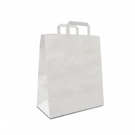 SAC CABAS BLANC PERSONNALISE 32 X 16 X 35 CM