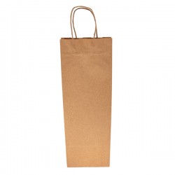 SAC CABAS BRUN PERSONNALISE 32 X 17 X 44 CM