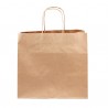 SAC CABAS BRUN PERSONNALISE 26 X 14 X 32 CM