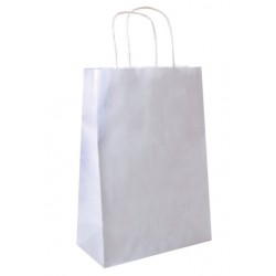 SAC CABAS BLANC PERSONNALISE 26 X 20 X 27 CM