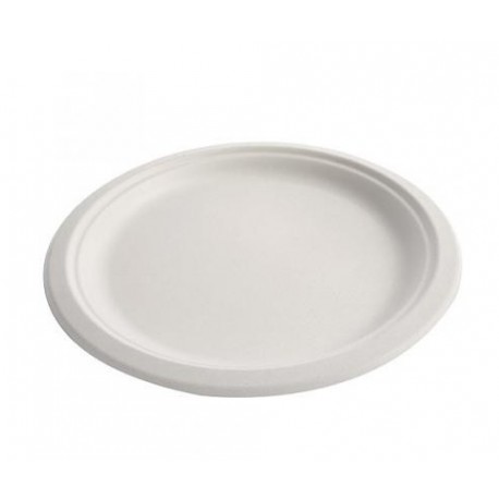 ASSIETTE PULPE RONDE NATURELLE 26 CM