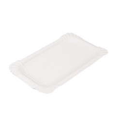 ASSIETTE CARTON RECTANGLE 13 X 20 CM