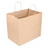 SAC CABAS BRUN PERSONNALISE 26 X 17 X 24 CM