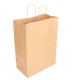 SAC CABAS BRUN PERSONNALISE 32 X 16 X 43 CM