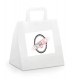 SAC CABAS BLANC PERSONNALISER 26 X 20 X 26 CM