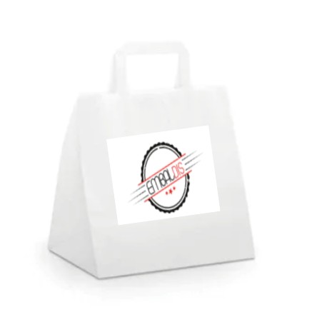 SAC CABAS BLANC PERSONNALISER 26 X 20 X 26 CM