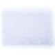 DENTELLE RECTANGULAIRE BLANCHE 210X150 MM